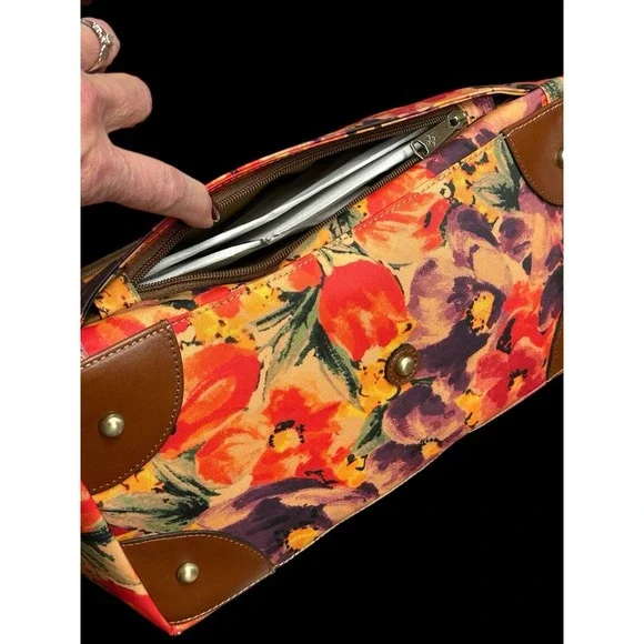 Patricia Nash Sorlana Tote Bag Rainforest So Gorgeous!!! NEW - Picture 4 of 12